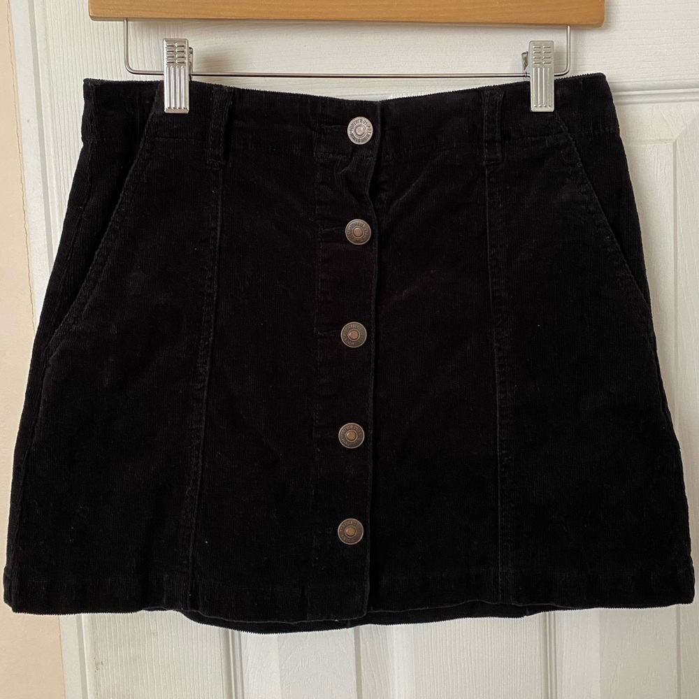 Corduroy Mini Skirt